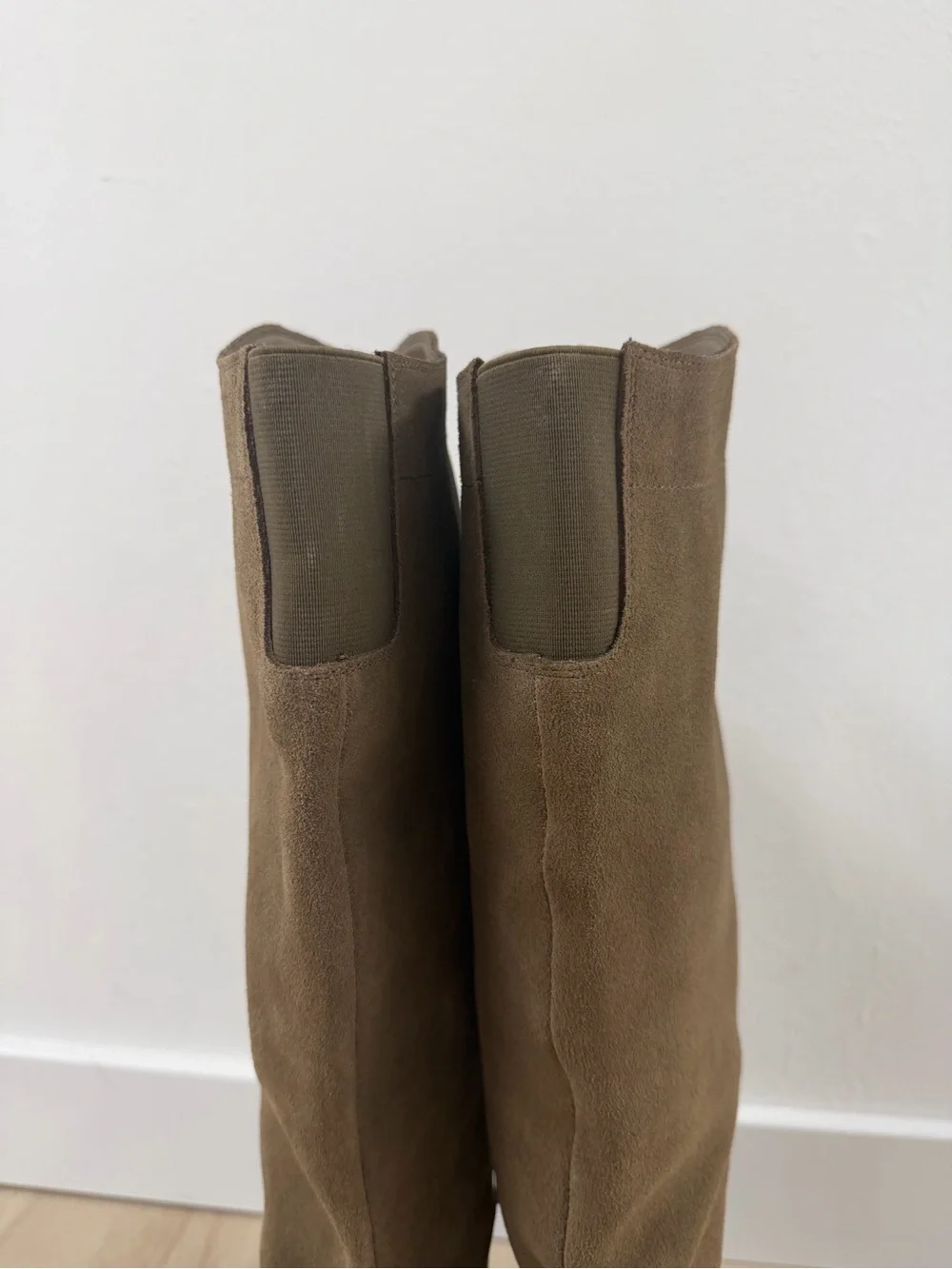 Blondo Tall Suede-Knee High Waterproof Boots - Taupe Brown
